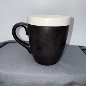 Black With White Trim With Guinness  Stamped Inside Mug